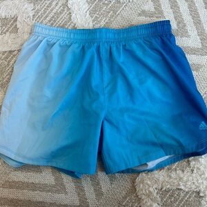 Adidas Kids Blue Gradient Shorts - Size XL(16)